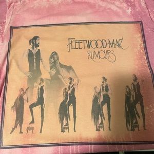 Bubble gum pink FLEETWOOD MAC RUMORS tshirt